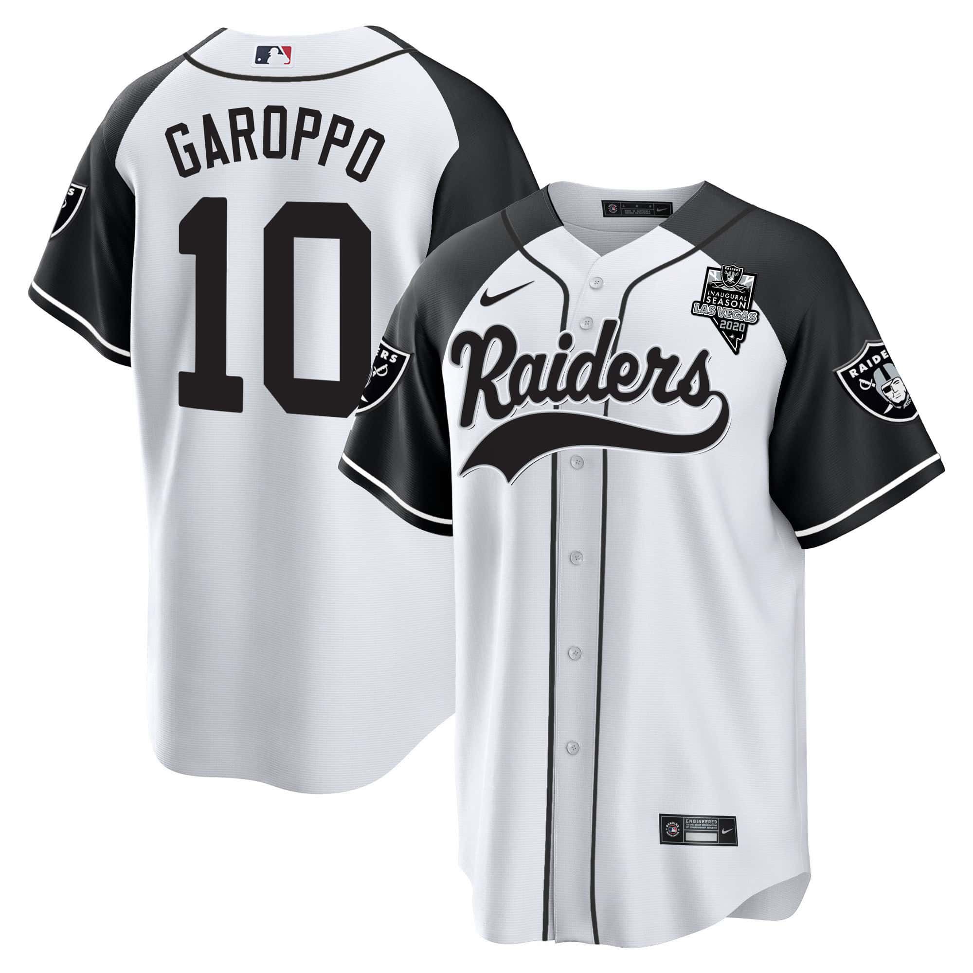 Men Oakland Raiders #10 Garoppo White 2024 Nike Vapor Baseball NFL Jersey style 1->indianapolis colts->NFL Jersey